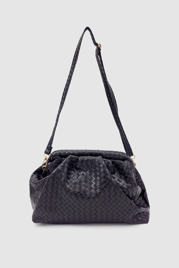 Wuclo Arvia Soft Form Adjustable Crossbody Bag Black