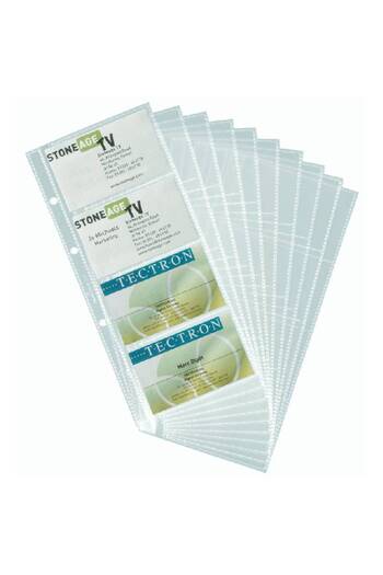 Durable Visifix 80 business card binder refills 10 pieces/set