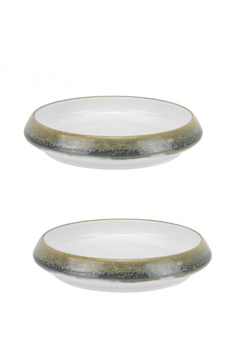 Culinaro Set of 2 Storm porcelain deep plates 25xh4cm