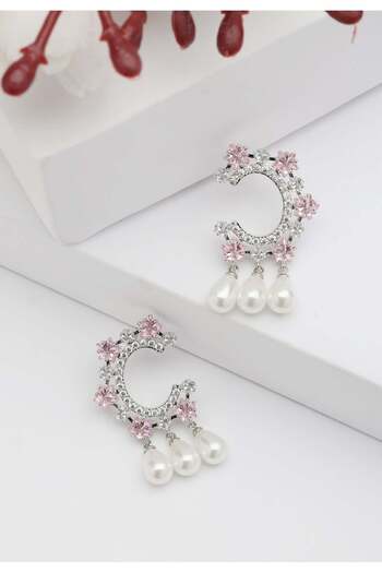 Avant-Garde Paris Diva C-Shaped Drop Earrings