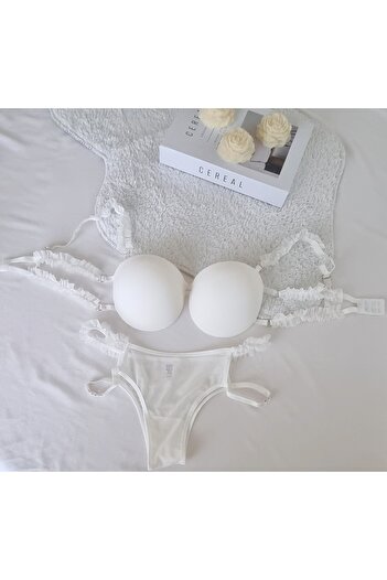 MAVEA Frilly Bra Set