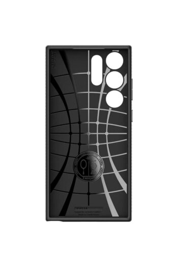 Spigen Husa pentru Samsung Galaxy S23 Ultra, Liquid Air, Matte Black
