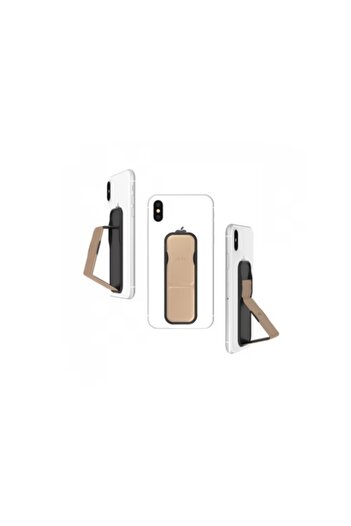 OEM Ergonomic Support with Hand Grip for Mobile Devices and Tablets, Gold-Rose