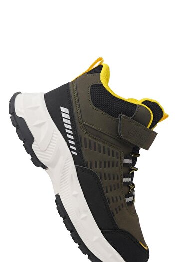 GÜLERSHOES Garantili Orijinal Su Geçirmez Kaymaz Taban Kışlık Sıcak Cırt Bantlı Çocuk Bot 31-32-33-34-35 Numara