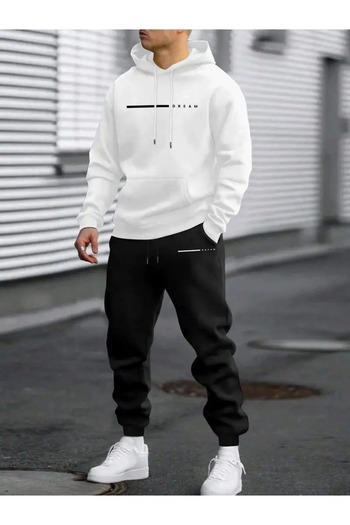 puolikuu Tracksuit Set Sweatshirt Jogger - Oversize Hoodie with Dream Printed on It