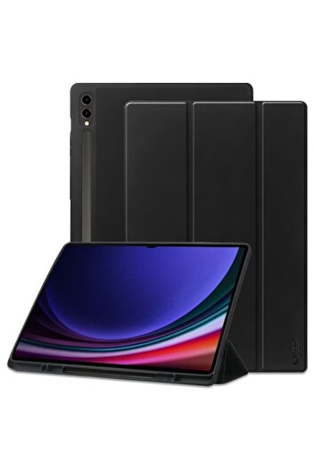 Tech-Protect Case for Samsung Galaxy Tab S9 Ultra / Tab S8 Ultra, SC PEN, Impact Safe, Black