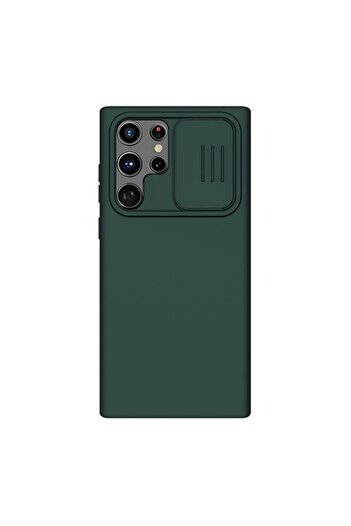 Nillkin Case for Samsung Galaxy S22 Ultra 5G S908, CamShield Silky, Green