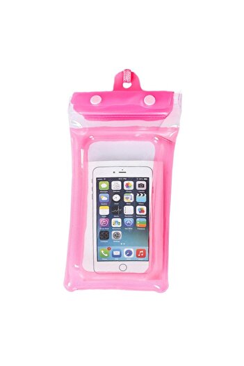OEM Underwater Zip Waterproof Case, Snowproof,Waterproof, with Drawstring, for phone or documents, Pink