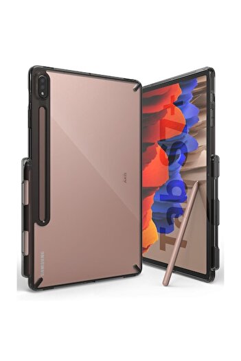 Bibilel Protective Case for Samsung Galaxy Tab S7 Plus 12.4 T970/T976, Flexible, Transparent Gray, KOF-BBL73