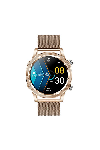 Efour Tech Ceas smartwatch CF89, 1.3 inch IPS Full Touch, bratara fitness, BT 4.2, raspuns/refuz apel, notifica
