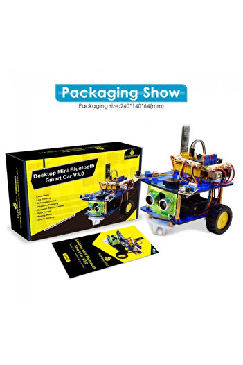 Cyclop Kit auto robotic inteligent Bluetooth mini pentru desktop V3.0 Arduino