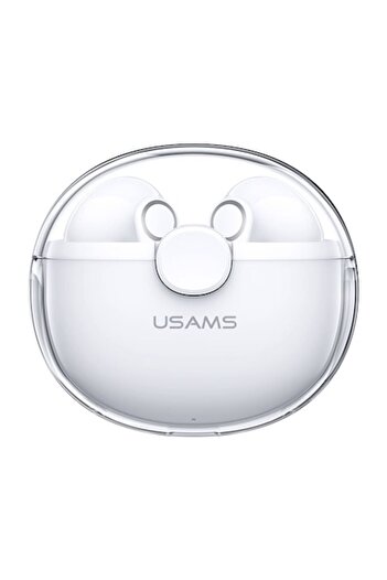 Usams Bluetooth Wireless Stereo Earbuds BU12 Series Dual-Channel (BHUBU01) - White