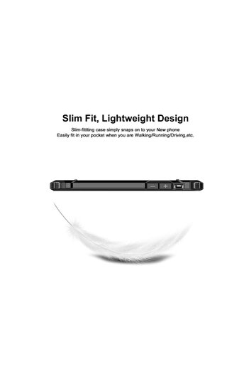 SOHO Protective Case for iPhone 13 Pro, Carbon Inserts, Black