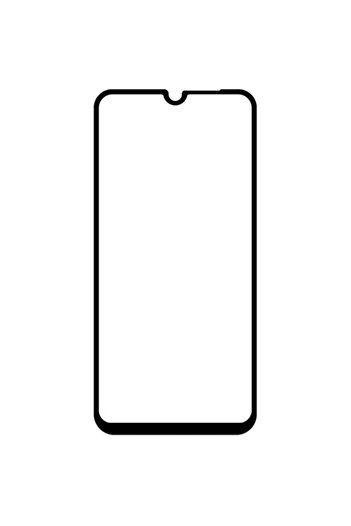 OEM Screen Protector for Samsung Galaxy A03s and A02s, Tempered Glass, Full Glue, 5D, Black