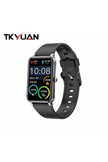 Cyclop Women's smartwatch ZX18 SYOND black silicone strap