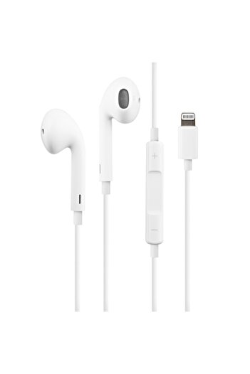 OEM Casti In-Ear Pop-Up P50 Cu Mufa Lightning - Alb