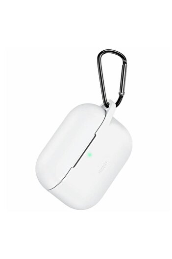 Bibilel Husa suport casti Bibilel, compatibila cu Apple AirPods Pro, Alb