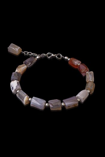 Dünya Doğal Taş Botswana Agate Stone Bracelet