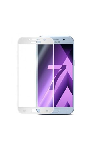 OEM 3D Protective Glass, 9H Hardness, for Samsung Galaxy A7 2017, White Color