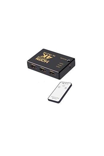 SOHO 4K HDMI Switch Adapter, 3 input ports and one output port, 1080p and remote control included