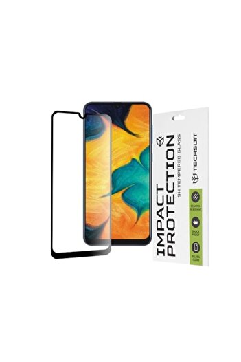 OEM High Quality Tempered Glass Screen Protector for Samsung Galaxy A50/M30/A20/A30, 9H Hardness, Black