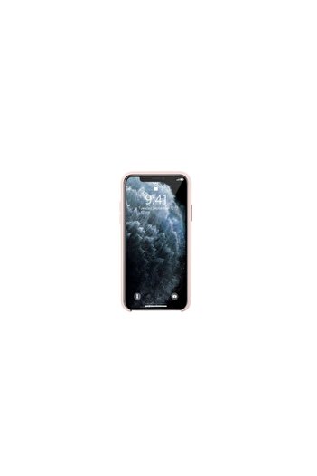 SOHO Case with Apple logo for iPhone 11 Pro, silicone, Pink