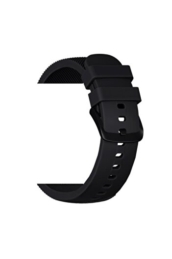 Bibilel Silicone Strap for Samsung Watch 1/2/3, Black