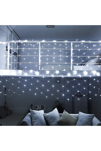 Flippy Christmas Net Installation 4x1m, 160 LED, Cool White, 8 Modes, IP44, Length 3m, Without Remote Control