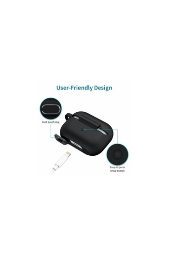 SOHO Case for Apple AirPods Pro, Black