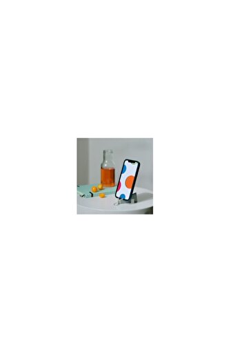 OEM Universal multifunctional phone stand and keychain, 8x3.5 cm, grey