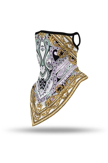 Bibilel Microfiber scarf mask, nose and neck protection, abstract model, multicolor, BBL1858