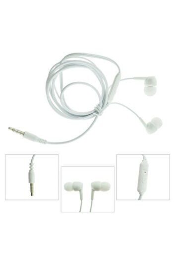 Bibilel In-Ear Headphones with 3.5mm Jack, 115 cm Cable, White