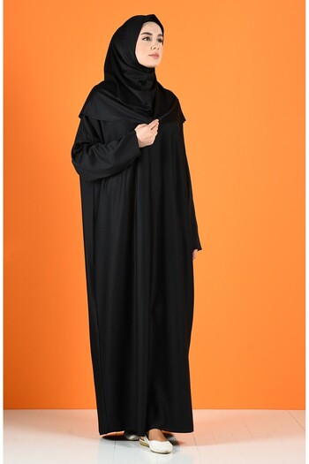 sefamerve Namaz Dress 4538A-01 Black