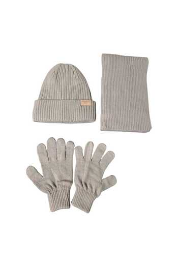 Aware Time Kitti 9-15 Years Old Boys' Fleece Scarf, Beanie, Gloves 3-Piece Set