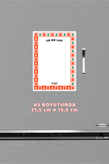 The Grade Summer Pine Tree to Do List Fridge Magnet Memo Holder Magnetic Note Holder Planner Home Decoration