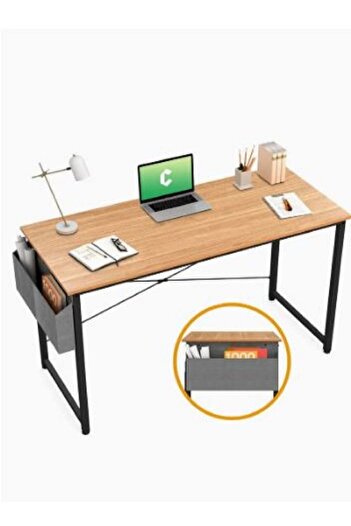 AGD Modern And Simple Computer Desk Labtop Table 100cm Home Office Workstation Writing Study Desk Wi