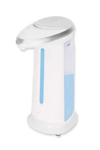 Generic Hands Free Soap Dispenser White/Silver 350ml