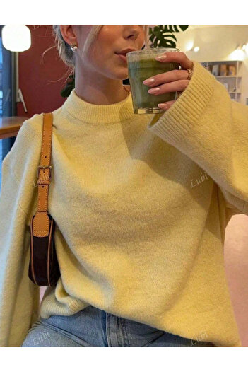 SHEIN sweater, yellow
