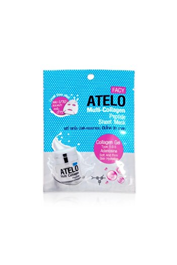 Facy Atelo Multi Collagen Peptide Sheet Mask – Hydrating & Firming Collagen Gel