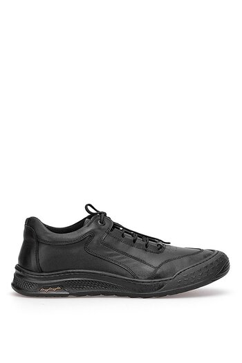 Ayakkabı Fuarı Elit 25Knbl4029 Men's Genuine Leather Casual Shoes Black