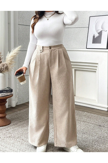 SHEIN Curve+ pants, beige
