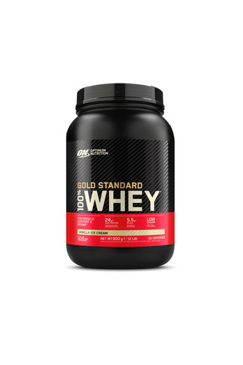 Optimum Nutrition Whey proteins ON 100% Whey gold standard vanilla 900g