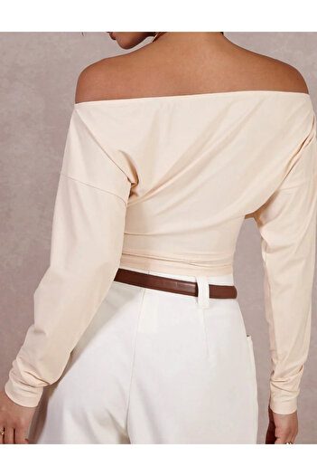 SHEIN blouse, cream