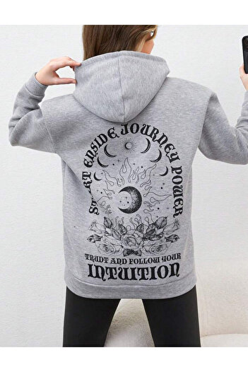 SHEIN sweatshirt, gray