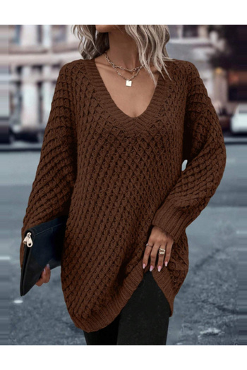 SHEIN sweater, brown