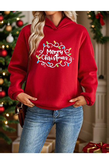 SHEIN sweatshirt, red