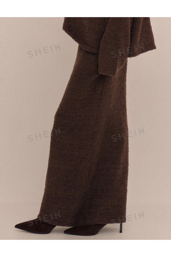 SHEIN maxi skirt, brown