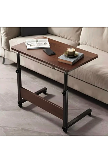 Un Movable Height Adjustable Laptop Table (60*85cm) Brown