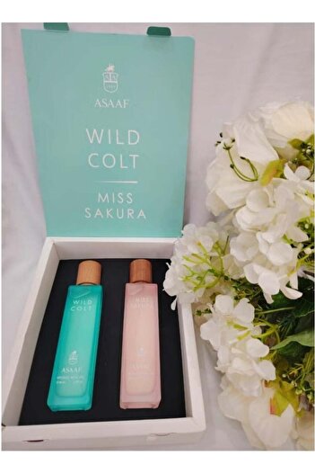 ASSAF Luxury Package Wild Colt 200ml + Sakura Mist 200ml Eau de Parfum