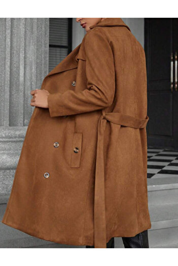 SHEIN coat, brown